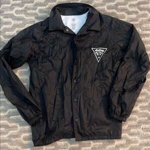 Active USA Black Windbreaker Jacket